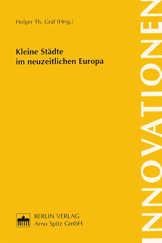 Kleine Städte im neuzeitlichen Europa