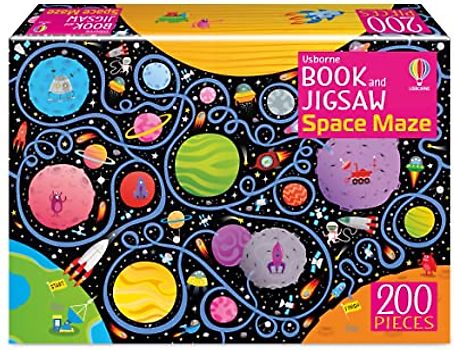 Book and Jigsaw Space Maze (Usborne Book and Jigsaw)