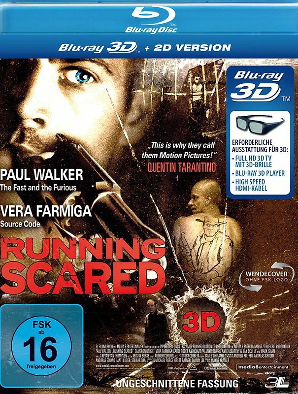 Running Scared 3D [3D + 2D-Fassung] 3D Blu-ray Disc