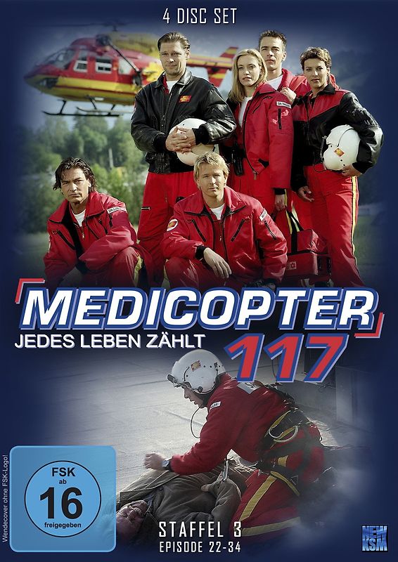 Medicopter 117 - Jedes Leben zählt (Staffel 3: Folge 22-34 im 4 Disc Set) DVD