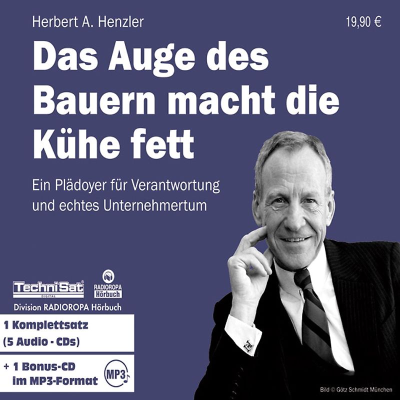 Das Auge des Bauern macht die Kühe fett