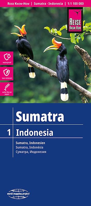 Reise Know-How Landkarte Sumatra (1:1.100.000) - Indonesien 1