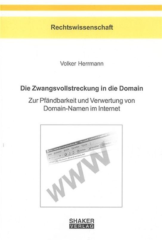 Die Zwangsvollstreckung in die Domain