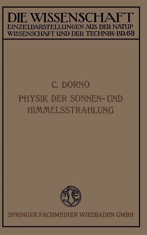 Physik der Sonnen- und Himmelsstrahlung