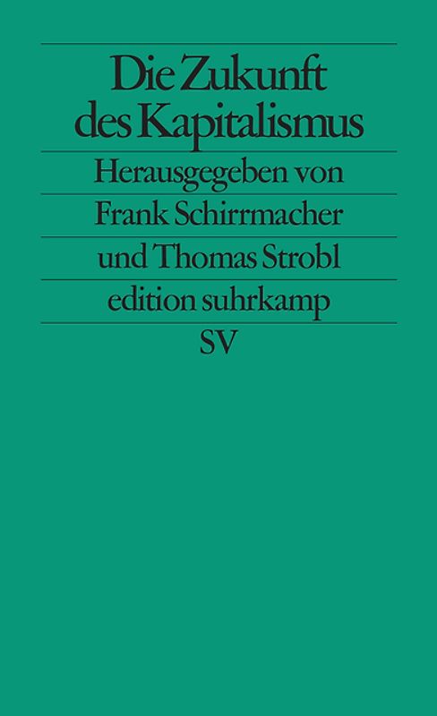 Die Zukunft des Kapitalismus