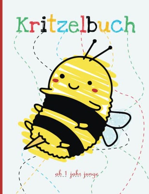 kritzelbuch ab 1 jahr tiere: Mein erstes dickes Malbuch mit einfachen Motiven zum Erlernen erster Gegenstände - Ideal für Jungen und Mädchen. ... Gegenstände, dickes Malbuch, Mädchen, J