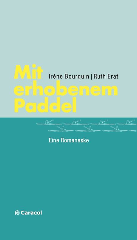 Mit erhobenem Paddel