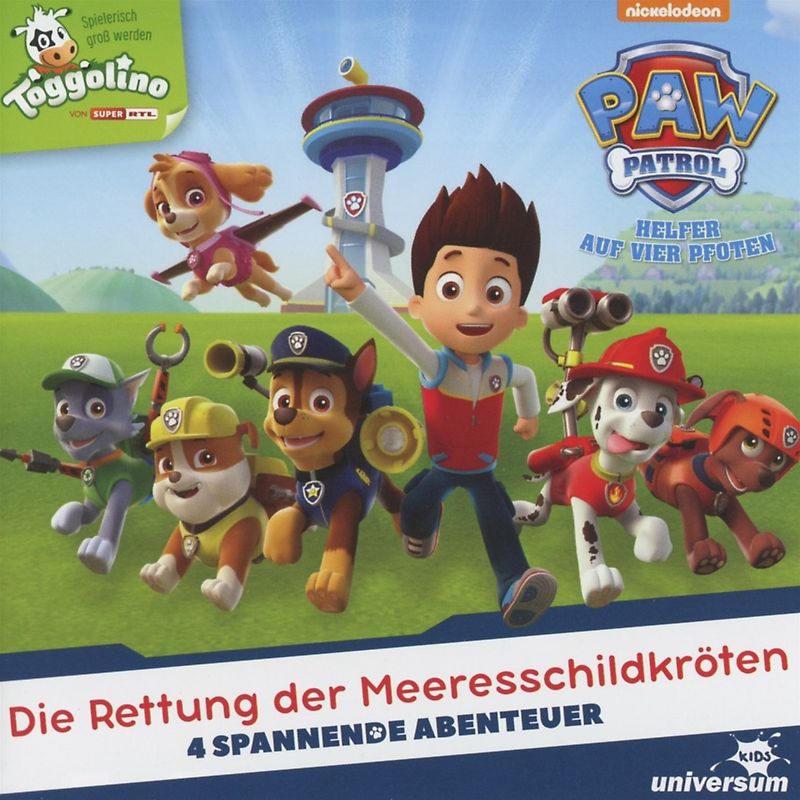 Paw Patrol - Helfer auf vier Pfoten - Hörspiel Folge 1: Die Rettung der Meeresschildkröt [Audio CD]