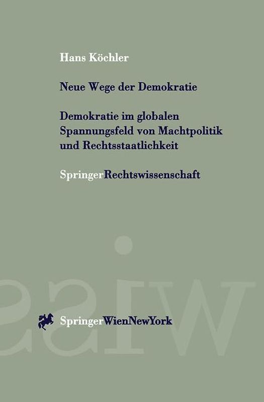 Neue Wege der Demokratie