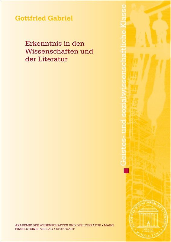 Erkenntnis in den Wissenschaften und der Literatur