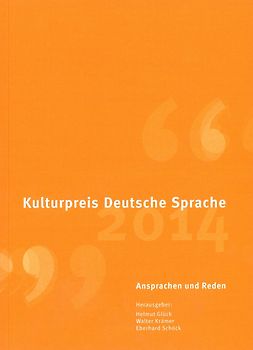 Kulturpreis Deutsche Sprache 2014