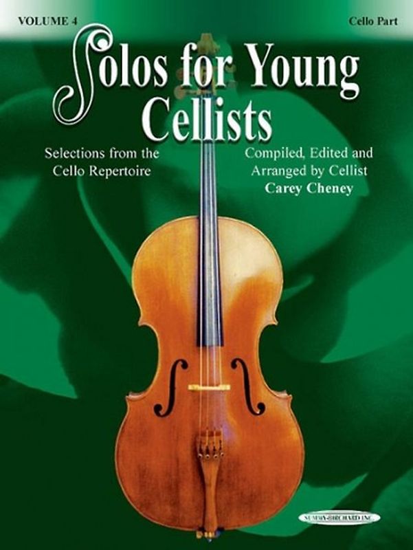 Solos for Young Cellists - Cello Part and Piano Accompaniment, Volume 4