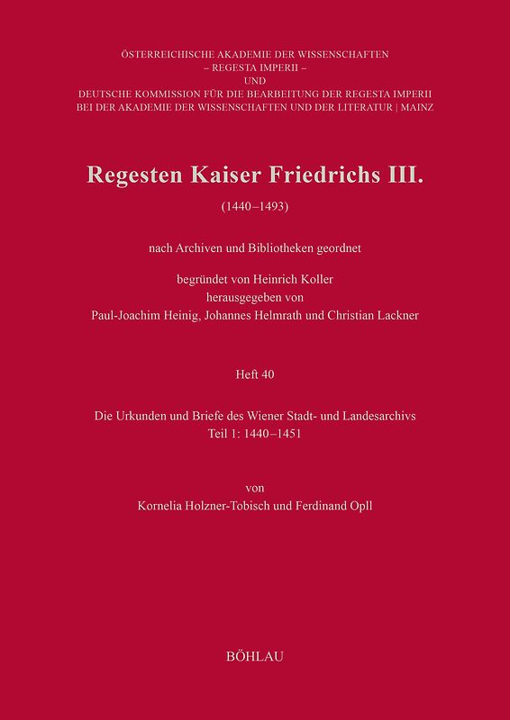 Regesten Kaiser Friedrichs III. (1440–1493)