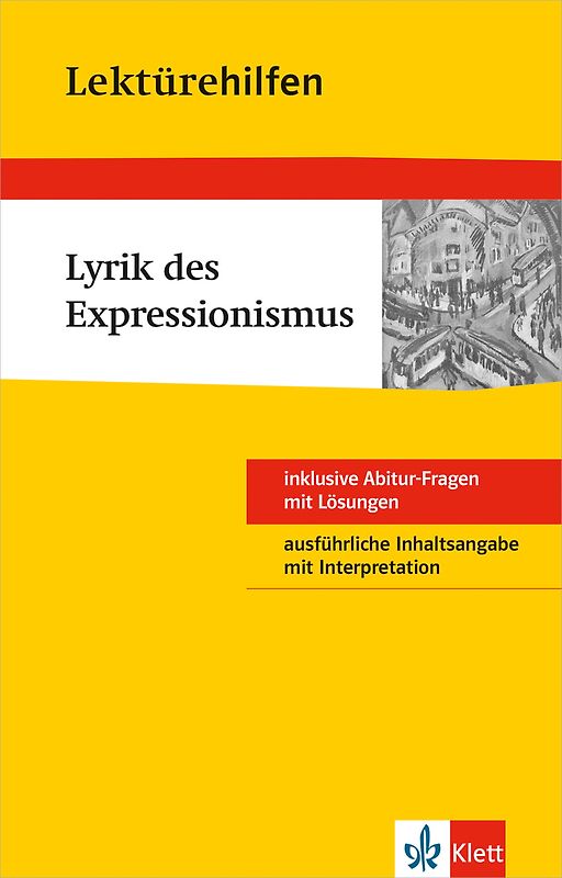 Klett Lektürehilfen Lyrik des Expressionismus