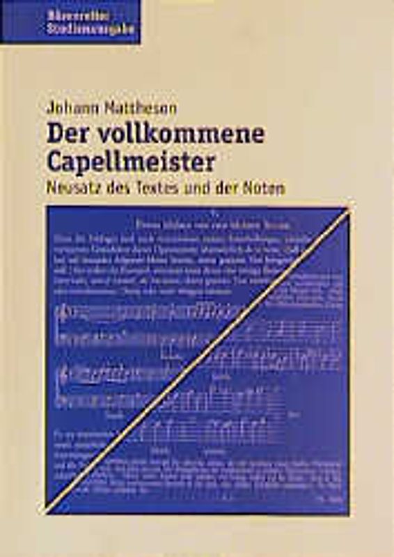 Der vollkommene Capellmeister