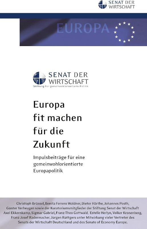 Europa fit machen für die Zukunft