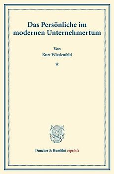 Das Persönliche im modernen Unternehmertum.