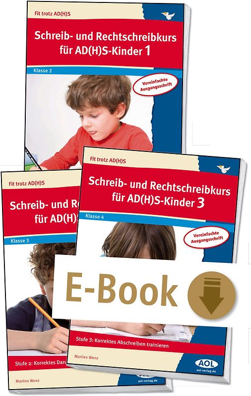Schreib-/Rechtschreibkurs f. AD(H)S-K. - Paket VA