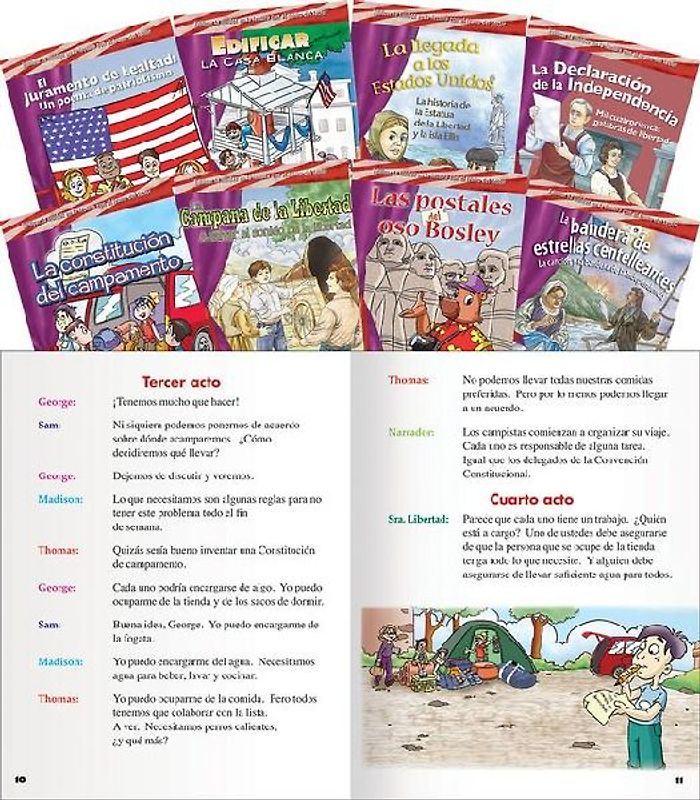 Reader's Theater: My Country Spanish Set