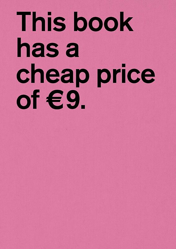 This book has a cheap price of € 9.