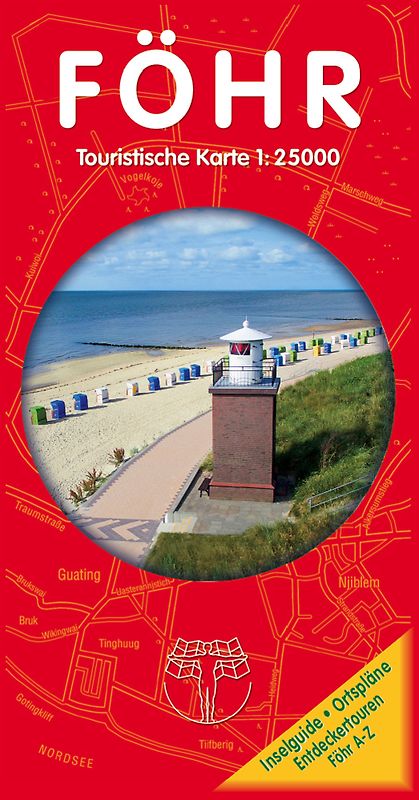 Föhr - Touristische Karte