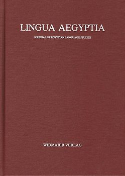 Lingua Aegyptia Bd. 29 (2021)