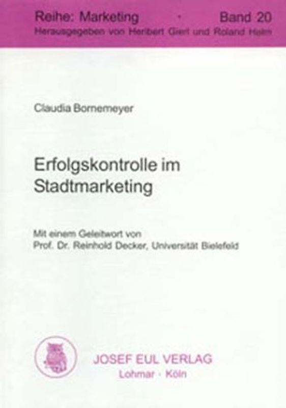 Erfolgskontrolle im Stadtmarketing
