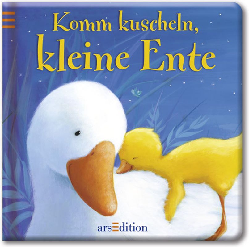 Komm kuscheln, kleine Ente