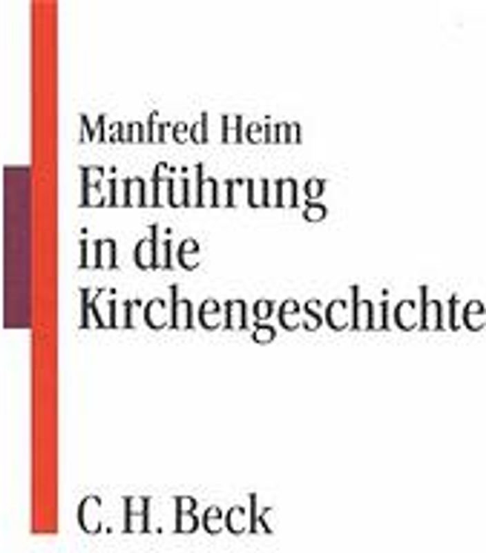 Einführung in die Kirchengeschichte