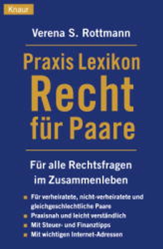 Praxislexikon für Paare. Für alle Rechtsfragen im Zusammenleben