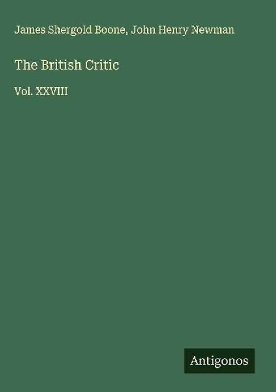 The British Critic