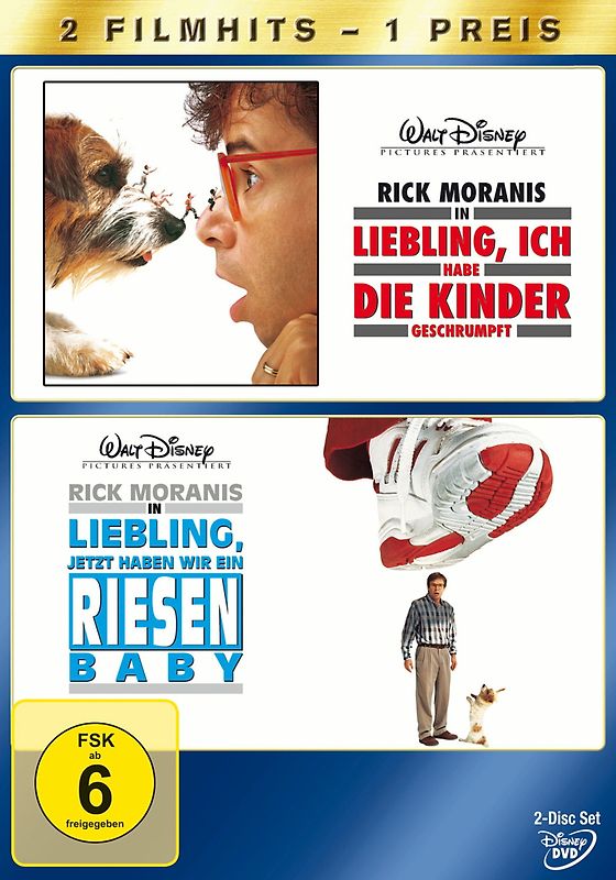 Liebling, ich habe die Kinder geschrumpft / Liebling, jetzt haben wir ein Riesenbaby (2 Di [2 DVDs] DVD