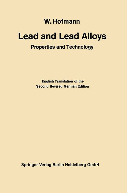 Lead and Lead Alloys