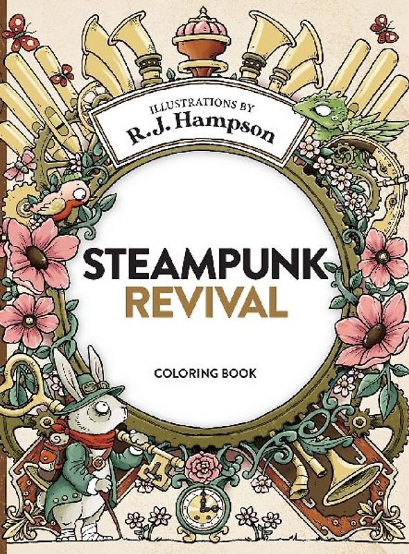Steampunk Revival Coloring Book