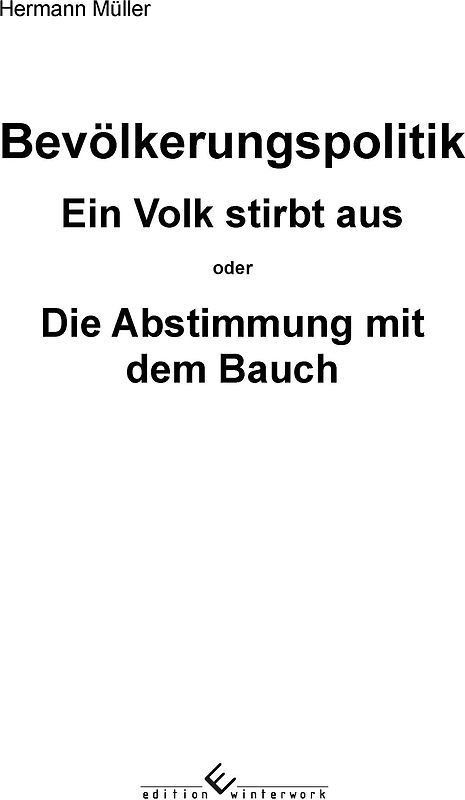 Bevölkerungspolitik