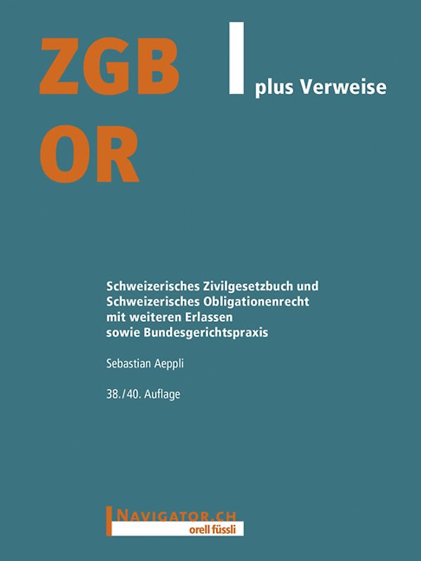ZGB/OR plus Verweise