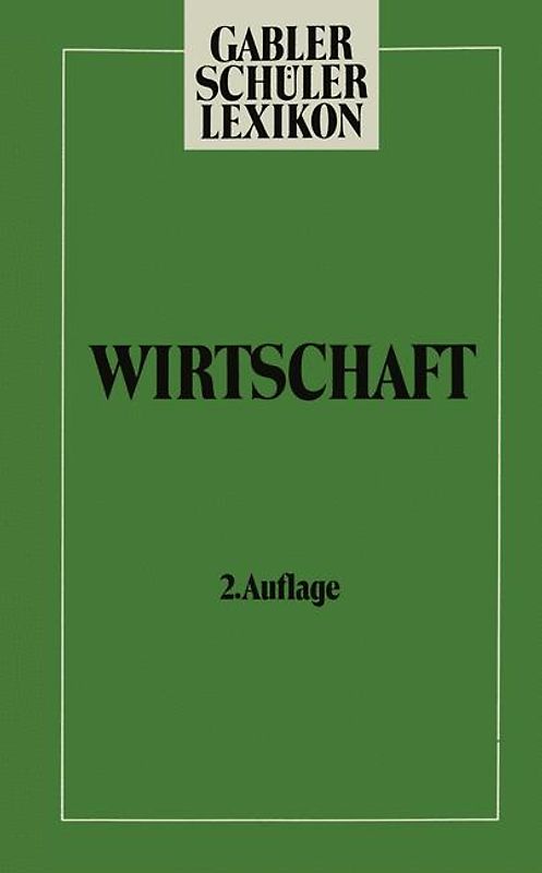Schülerlexikon Wirtschaft