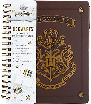 Harry Potter: Hogwarts 12-Month Undated Planner: (Harry Potter School Planner School, Harry Potter Gift, Harry Potter Stationery, Undated Planner)