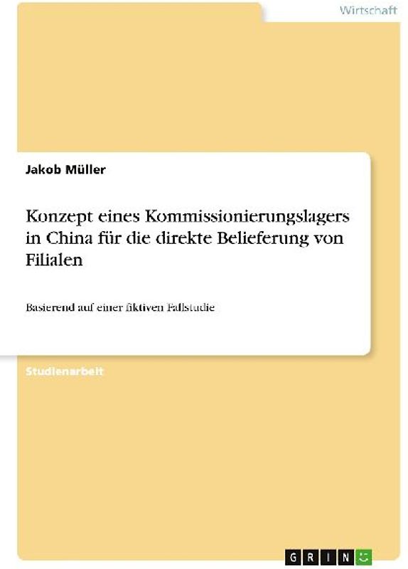 Konzept eines Kommissionierungslagers in China für die direkte Belieferung von Filialen
