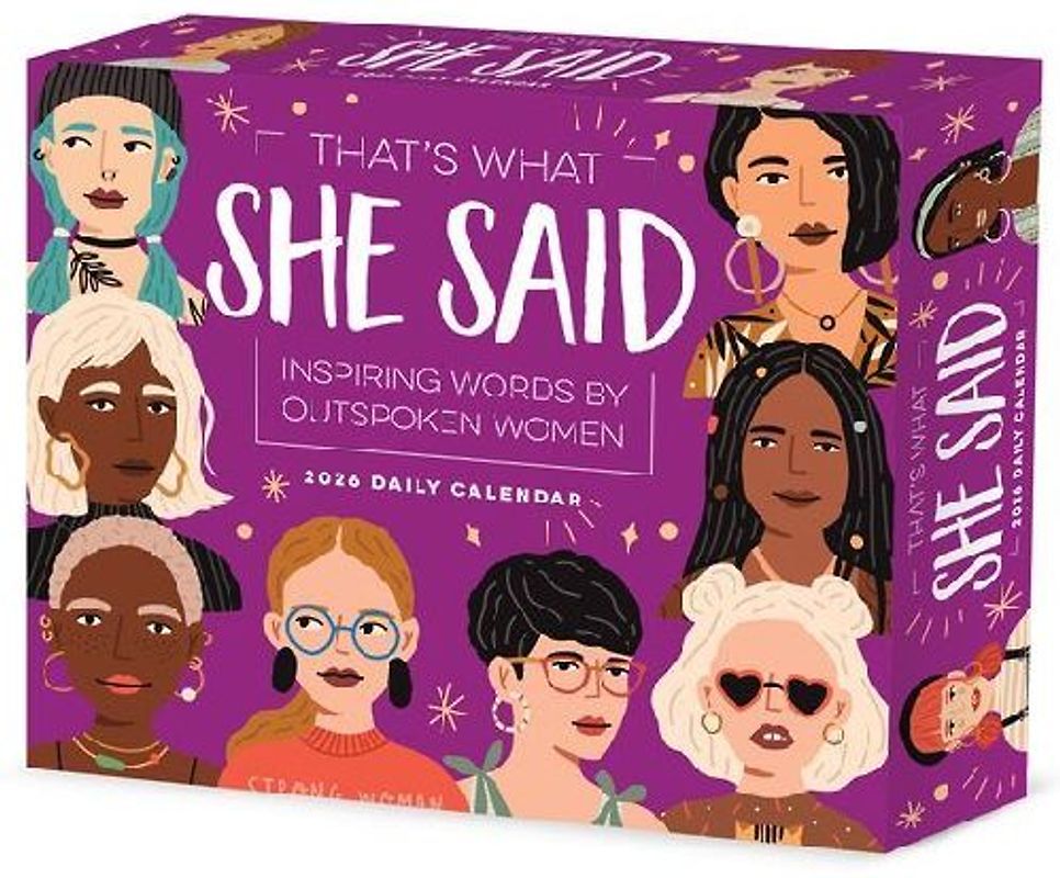 That's What She Said 2026 5.4 X 6.2 Box Calendar