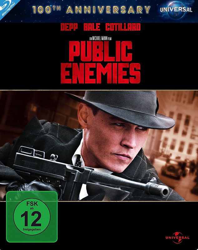 Public Enemies [Steelbook, 100th Anniversary Universal Edition] Blu-ray Disc