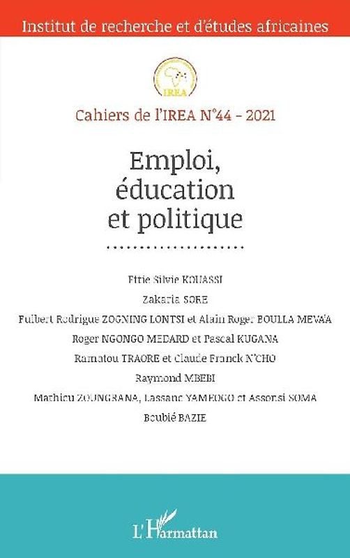 Emploi, éducation et politique