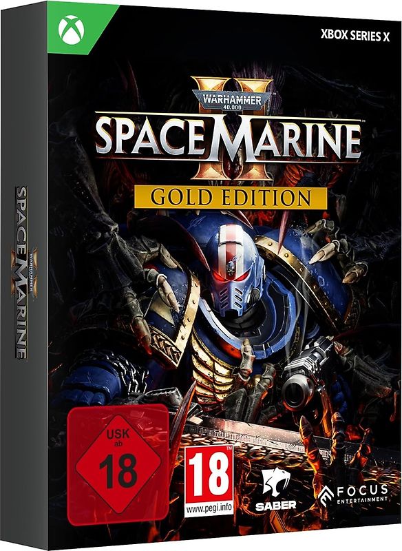 Warhammer 40,000: Space Marine 2 [Gold Edition, inkl. Steelbook] Xbox Series X