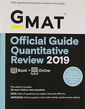 GMAT Official Guide Quantitative Review 2019: Book + Online