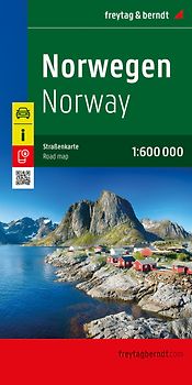 freytag & berndt Straßenkarte Norwegen 1:600.000