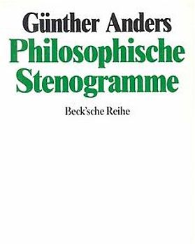 Philosophische Stenogramme