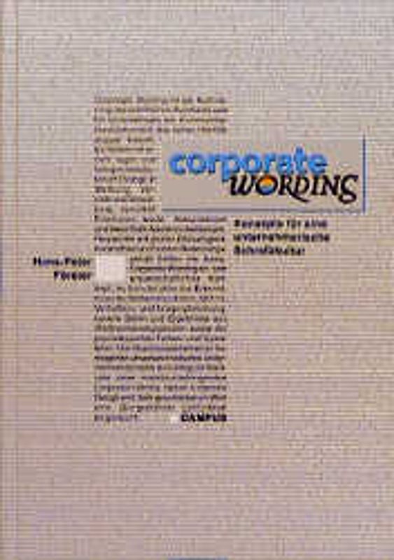 Corporate Wording