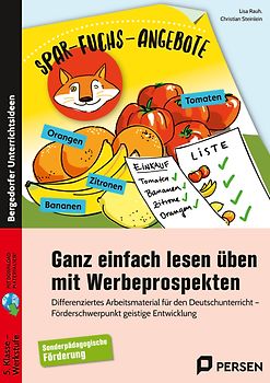 Ganz einfach lesen üben mit Werbeprospekten