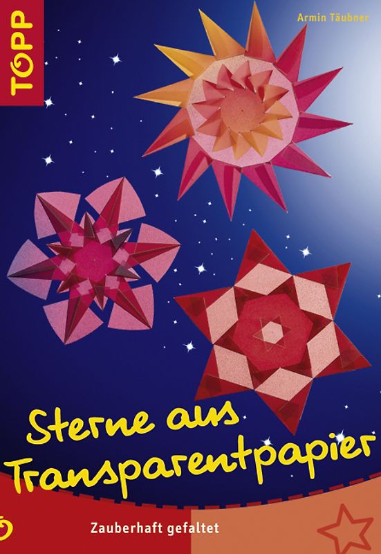 Sterne aus Transparentpapier