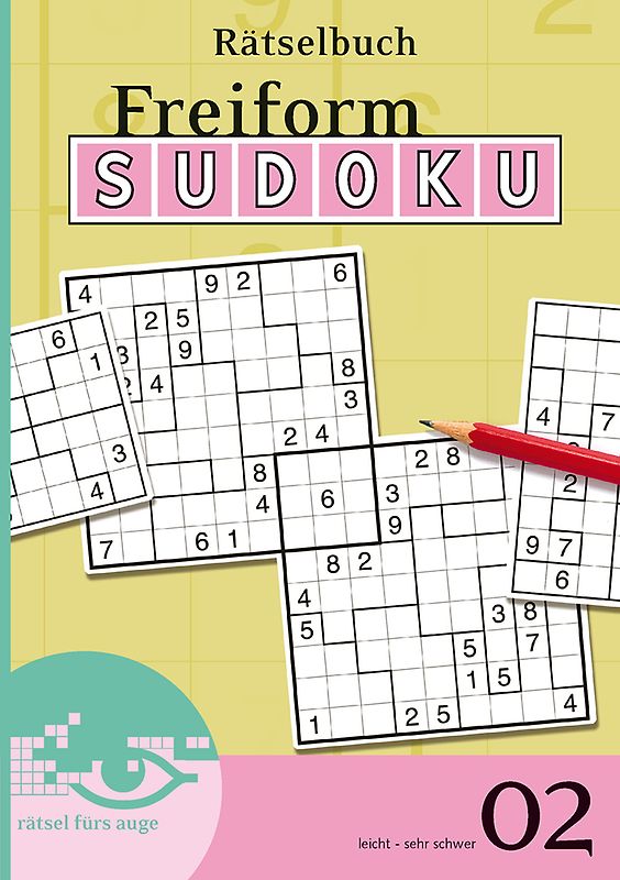 Freiform-Sudoku Rätselbuch 02